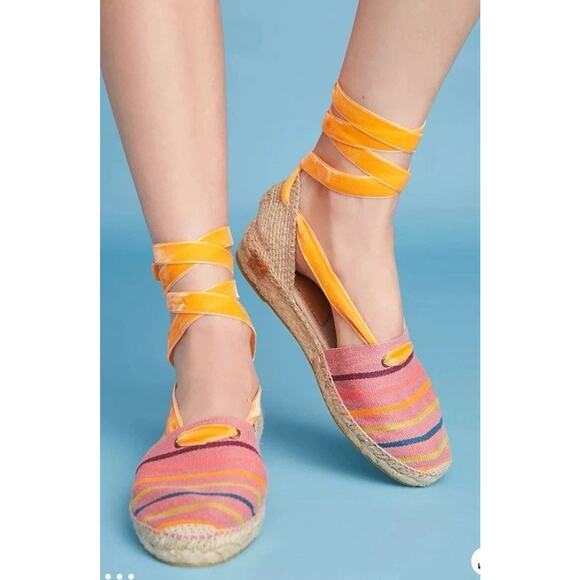 Penelope Chilvers Valencia Woodstock Espadrilles Wedges X Anthropologie Sz EU40 - Picture 4 of 14